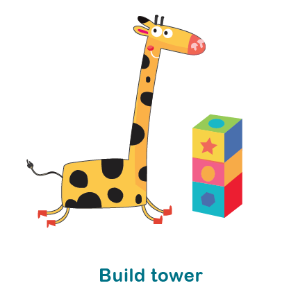 Giraffe building blocks