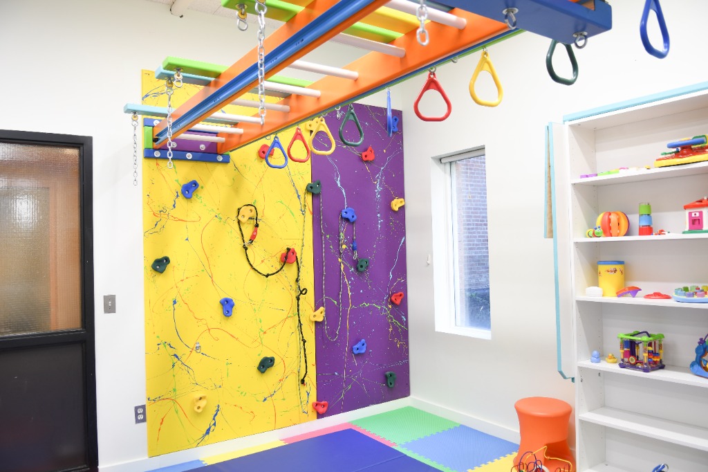 Pediatric Sensory Gym with Slide and Ball Pit